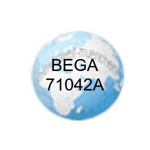 Preview: BEGA Adapter, 71042A, für Anschlussgewinde G½, Silber