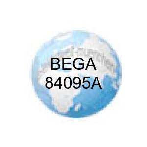 Preview: BEGA Pollerleuchtenrohr, 84095A, Silber