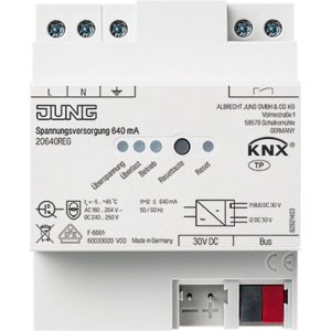 Preview: Jung KNX Spannungsvers. 640mA 20640REG