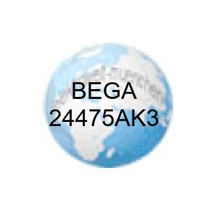 BEGA Deckeneinbau-Tiefstrahler, 24475AK3, für den Innen- & Außenbereich, Silber · 3000 K