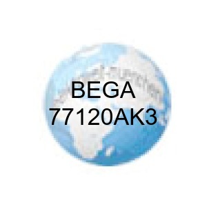 BEGA Aufsatzleuchte, 77120AK3, Silber · 3000 K