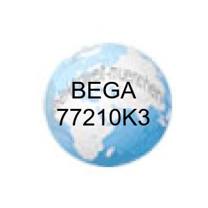 BEGA Aufsatzleuchte, 77210K3, Silber · 3000 K