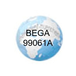 BEGA Wegeleuchte, 99061AK3, Silber · 3000 K