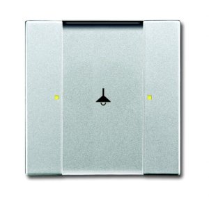 Busch-Jäger 6125/02-83 UP-Sensoren für KNX, UP-Sensoren future® linear, Tastsensor, 1/2-fach, Multifunktion, alusilber (6115-0-0195)