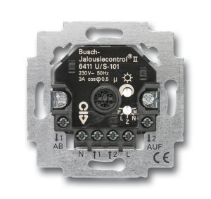 Busch-Jäger 6411 U/S-101 Busch-Jalousiecontrol® II, UP-Einsätze, Busch-Jalousiecontrol® II 6411 U/S-101, (6410-0-0379)