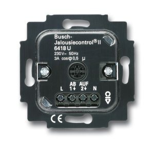 Busch-Jäger 6418 U Busch-Jalousiecontrol® II, UP-Einsätze, Busch-Jalousiecontrol® II Basis-Einsatz, (6410-0-0375)