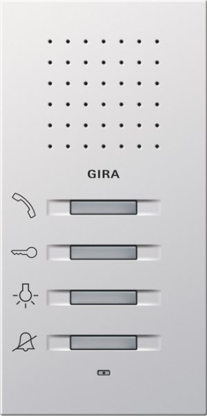 Gira 1250112 Wohnungsstation AP Flaechenschalter Reinweiss