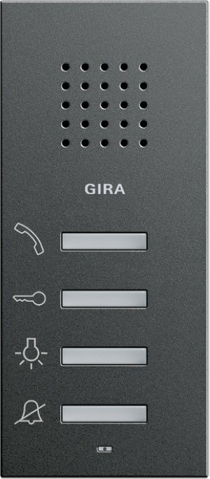 Gira 125028 Wohnungsstation AP System 55 Anthrazit