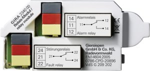 Gira 234000 Relaismodul RWM Dual/VdS Rauchmelder