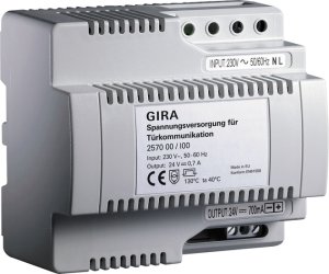 Gira 257000 Spannungsversorgung 24V DC 700 mA Tuerkommunikation