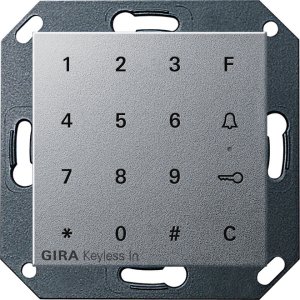 Gira 260526 Gira Keyless In Codetastatur System 55 Farbe Alu