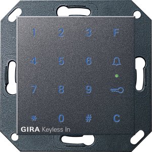 Gira 260528 Gira Keyless In Codetastatur System 55 Anthrazit