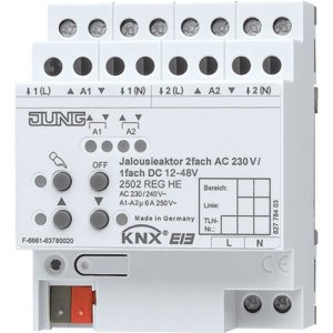 Jung 2502REGHE KNX Jalousieaktor 2fach