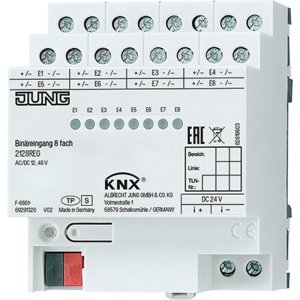 Jung 2128REG KNX Binaereingang 8fach