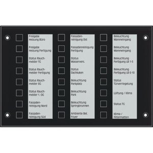 Jung MBT2424SW KNX Melde-/Bedientableau