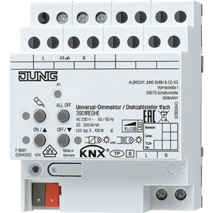 Jung KNX Dimmaktor/Drehzahlst 3901REGHE